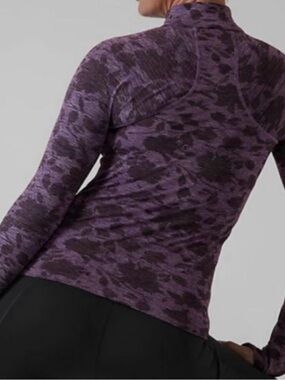 Athleta Momentum Floral Half Zip